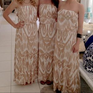 VELVET x CALYPSO ST BARTH Strapless Maxi Dress